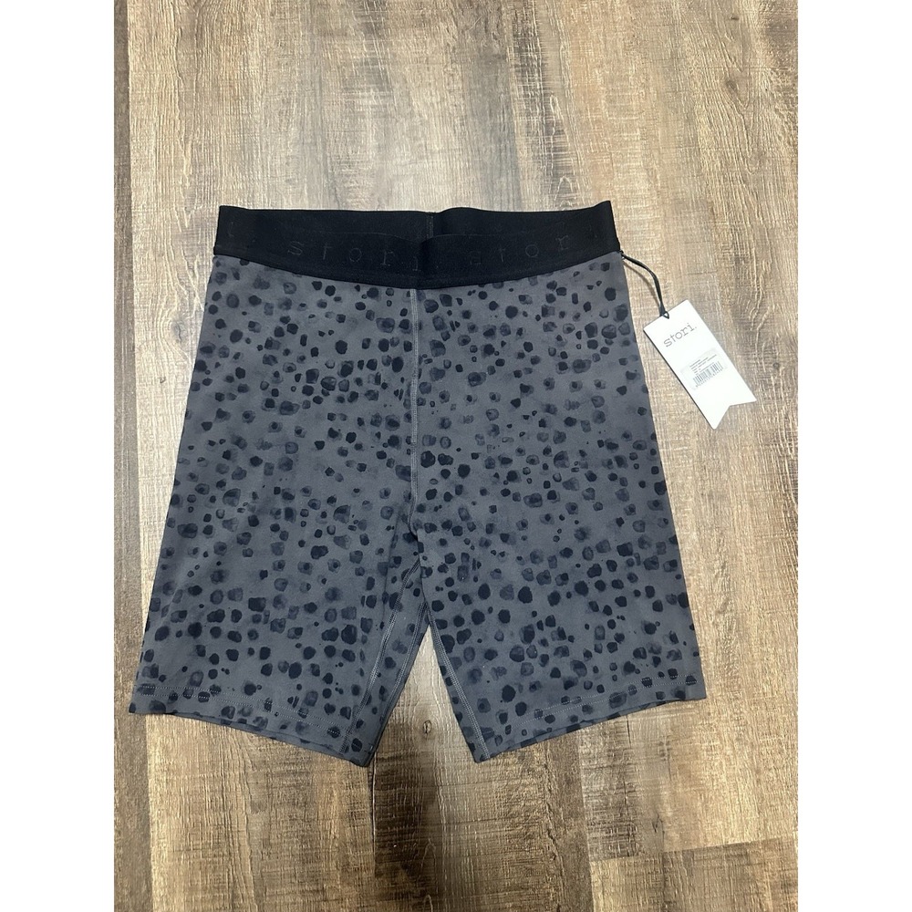Stori NWT Gray Biker Shorts‎ Size 10 With 8" Inseam